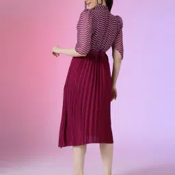 raiyani enterprise x ag Women Chevron Print Shirt Dress image 3