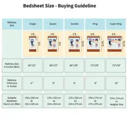 ddecor live beautiful Cotton Bedsheet With 2 Pillow Cover image 3