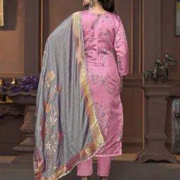 svaraa Women Embellished 3-Piece Unstitched Dress Material image 3