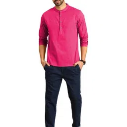 vida loca Men slim Fit Short Kurta image 3