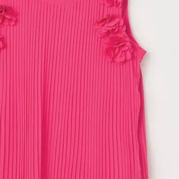 fame forever by lifestyle Girls Round Neck A-line Dress image 3