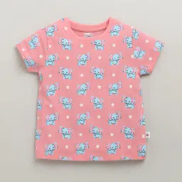 bumzee Girls Regular Fit Printed T-shirt Pack of 2   image 3
