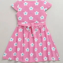 bumzee Girls Printed Fit & Flare Dress image 3