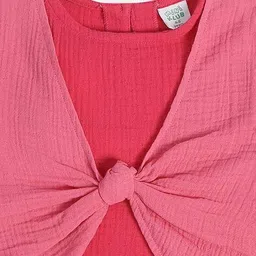 miniklub Girls Crinkled Regular Fit Top image 3