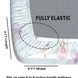 chhavi india Microfiber Bedsheet With 2 Pillow Cover image 3