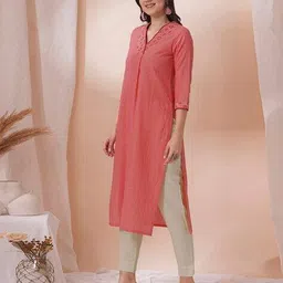 kami kubi Women Printed Straight Kurta image 3
