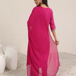 gerua by libas Women Embroidered Straight Kurta Suit Set image 3