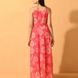 svaraa Women Floral Print Fit & Flare Dress image 3