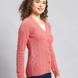 monte carlo Button-Down V-Neck Cardigan image 3