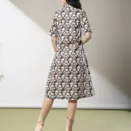 indie picks Handblock Print Angrakha Cotton Dress image 3