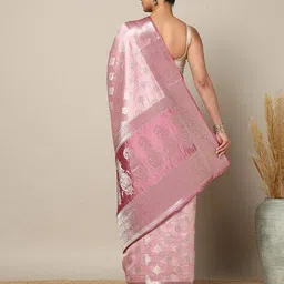 indie picks Traditional Banarasi Pure Soft Silk Saree image 3