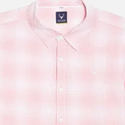 allen solly Boys Checked Slim Fit Shirt image 3