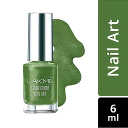 lakme Colour Crush Nailart M18 - Deep Olive image 3
