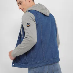 allen solly Men Regular Fit Hoodie with Flap Pockets image 3