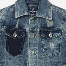 pepe jeans Distressed Trucker Jacket image 3