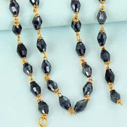 admier Men Gold-Plated Linked Chain with Stones Detail image 3