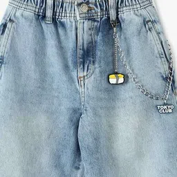 kb team spirit Boys Lightly Washed Baloon Fit Jeans image 3