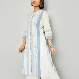 max Women Striped Straight Kurta image 3