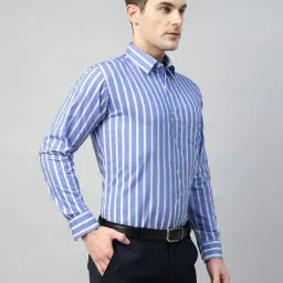 hancock Men Striped Relaxed Fit Shirt image 3