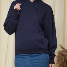 Shein Drop Shoulder Graphic Back Print Hoodie with Pocket image 3