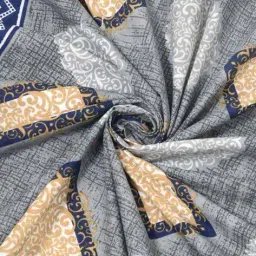 jaipur fabric 180 TC Geometric Print Double Bedsheets with Pillow Covers image 3