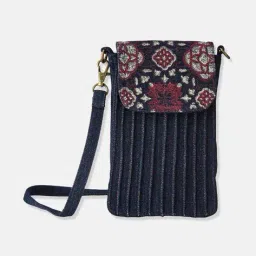 fabindia Women Floral Print Mobile Pouch image 3