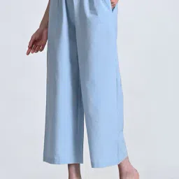 ambi Women Straight Fit Palazzos image 3