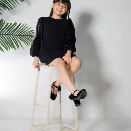 peppermint Girls Round Neck Shift Dress image 3