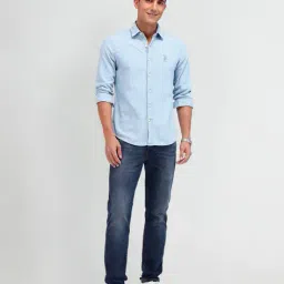 u.s. polo assn. Men Slim Fit Spread-Collar Shirt image 3