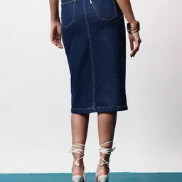 freakins Women Midi Straight Skirt image 3