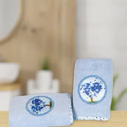 rangoli Set of 2 Pure Cotton Hand Towels image 3