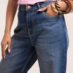 dayer Women High Rise Straight Jeans image 3