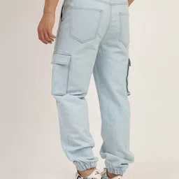 Shein Ankle Length Cargo Style Jogger Jeans with Pockets image 3