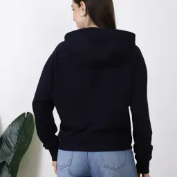 Shein Medium Length Drop Shoulder Hoodie with Pocket image 3