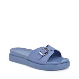 creattoes Women Slip-On Flat Sandals with Round Toes image 3