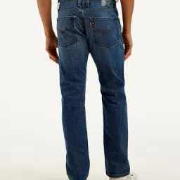 levi's Men 513 Lightly Washed Slim Straight Jeans image 3