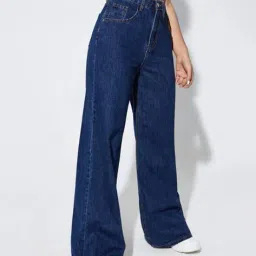 rockwell Women Mid-Wash Wide-Leg Jeans image 3