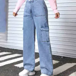 buda jeans co Women Wide Jeans image 3