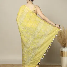 indie picks Hand Batik Dyeing Kota Silk Saree image 3