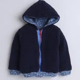 yellow apple Girls Knitted Sweater with Ribbed Hems image 3