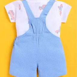 jb club Striped Dungaree with T-Shirt image 3