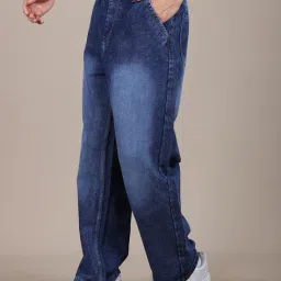 Shein Full Length Fly With Button Closure Mid Wash Jeans image 3