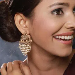 saraf rs jewellery Women Drop Danglers Earrings image 3