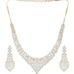 saraf rs jewellery Women Stones Studded Jewellery Set image 3