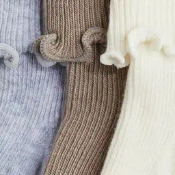 h&m Pack of 3 Ribbed Ankle-Length Socks image 3