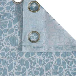 hosta homes Pack of 2 Abstract Print Long Door Curtains image 3