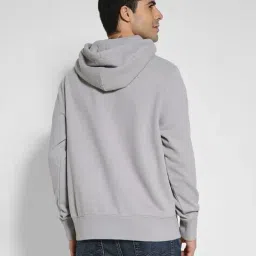 american eagle Men Micro-Print Full-Length Hoodie image 3