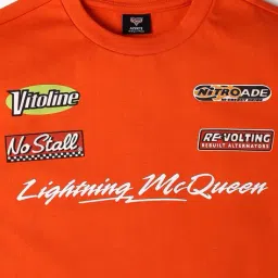 altheory by azorte Graphic Disney Cars Print Crew-Neck T-Shirt image 3