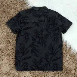 the lion and the fish Boys Cotton Leaf Regular Fit Shirt image 3