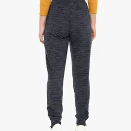 campus sutra Women Textured Track Pants image 3
